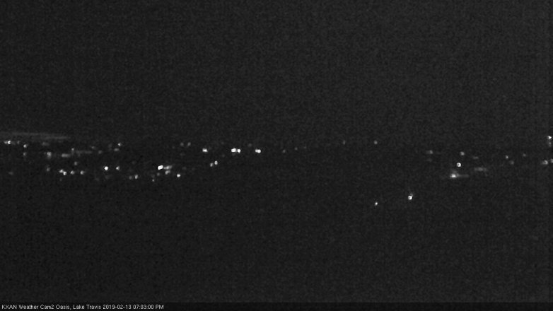 Lake Travis webcam, February 13, 2019 6:05 PM CT