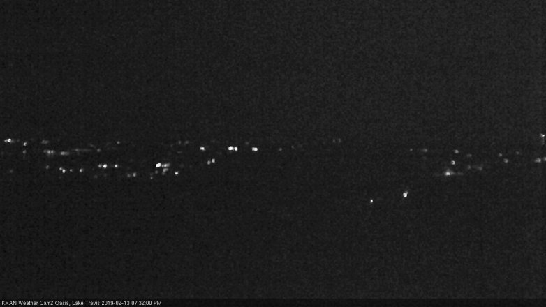Lake Travis webcam, February 13, 2019 6:35 PM CT