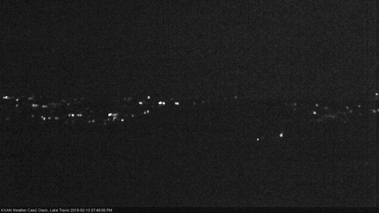Lake Travis webcam, February 13, 2019 6:50 PM CT