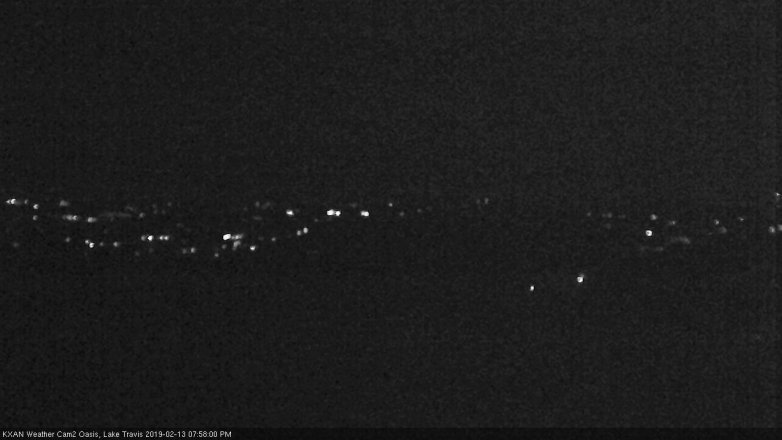 Lake Travis webcam, February 13, 2019 7:00 PM CT