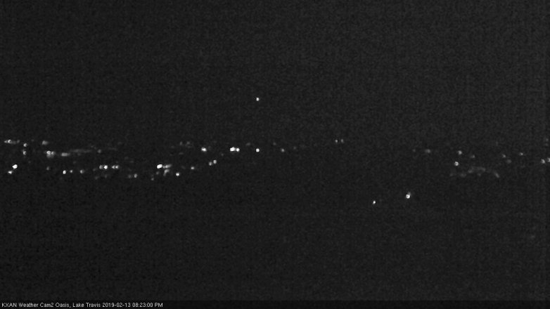Lake Travis webcam, February 13, 2019 7:25 PM CT