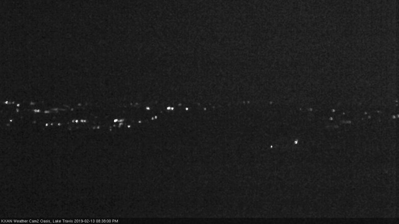 Lake Travis webcam, February 13, 2019 7:40 PM CT