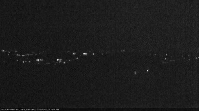 Lake Travis webcam, February 13, 2019 8:00 PM CT