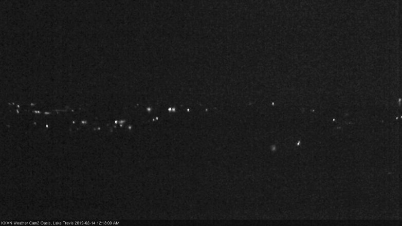 Lake Travis webcam, February 13, 2019 11:15 PM CT