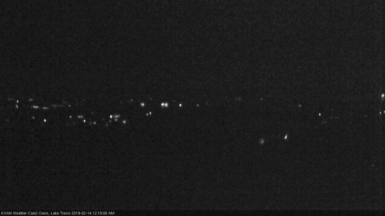 Lake Travis webcam, February 13, 2019 11:20 PM CT