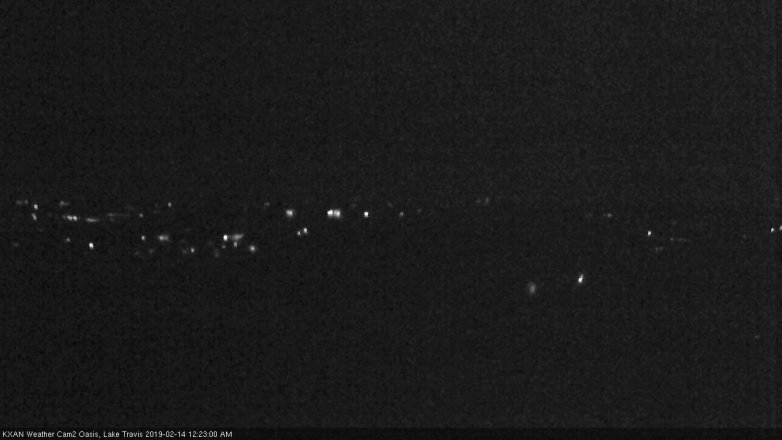 Lake Travis webcam, February 13, 2019 11:25 PM CT