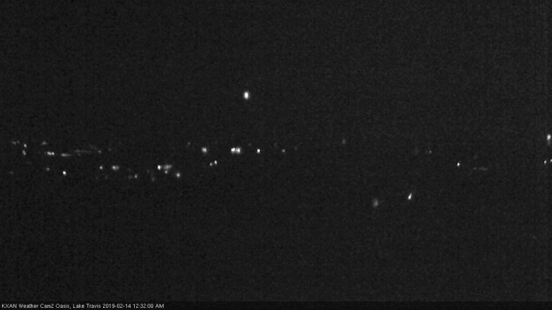Lake Travis webcam, February 13, 2019 11:35 PM CT