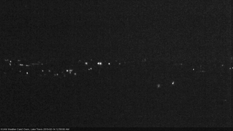 Lake Travis webcam, February 13, 2019 12:00 AM CT