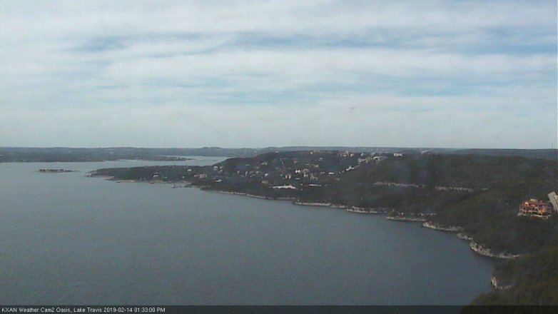 Lake Travis webcam, February 14, 2019 12:35 PM CT
