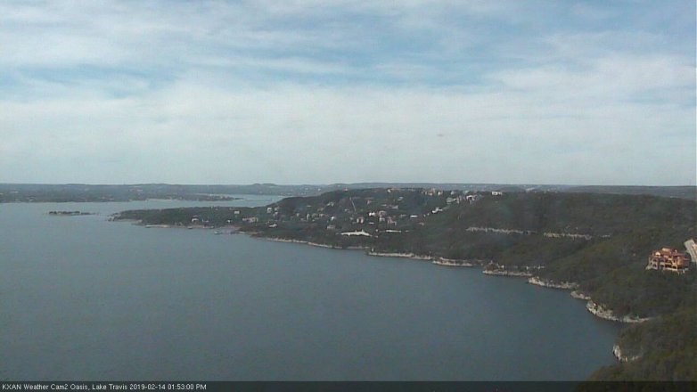 Lake Travis webcam, February 14, 2019 12:55 PM CT