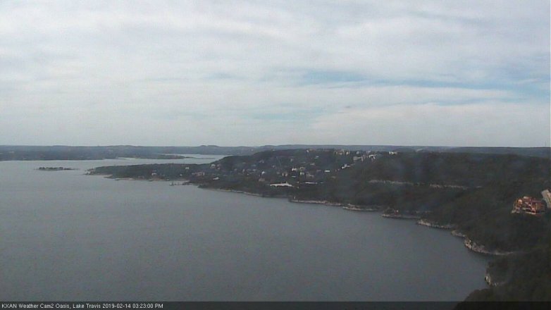 Lake Travis webcam, February 14, 2019 2:25 PM CT