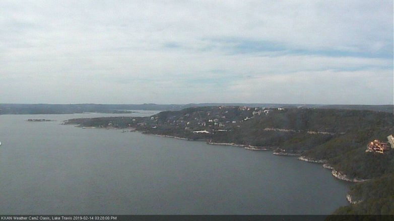 Lake Travis webcam, February 14, 2019 2:30 PM CT