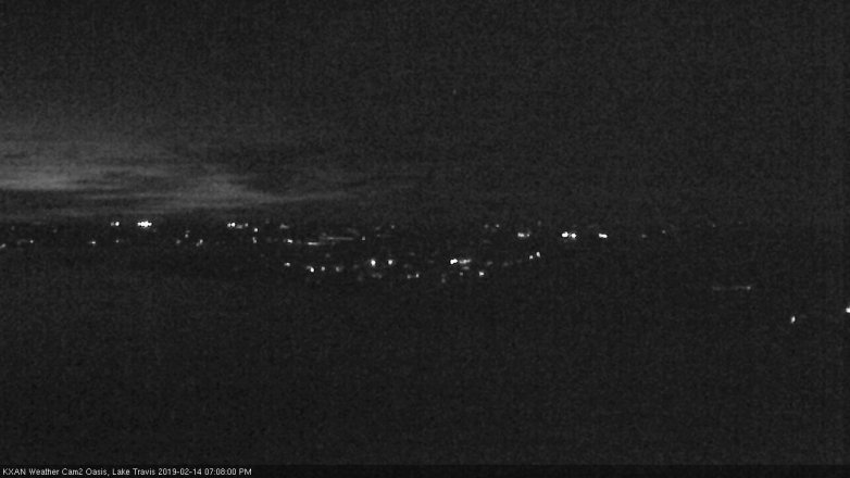Lake Travis webcam, February 14, 2019 6:10 PM CT
