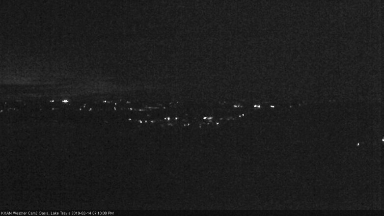 Lake Travis webcam, February 14, 2019 6:15 PM CT