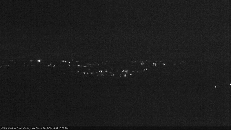 Lake Travis webcam, February 14, 2019 6:20 PM CT