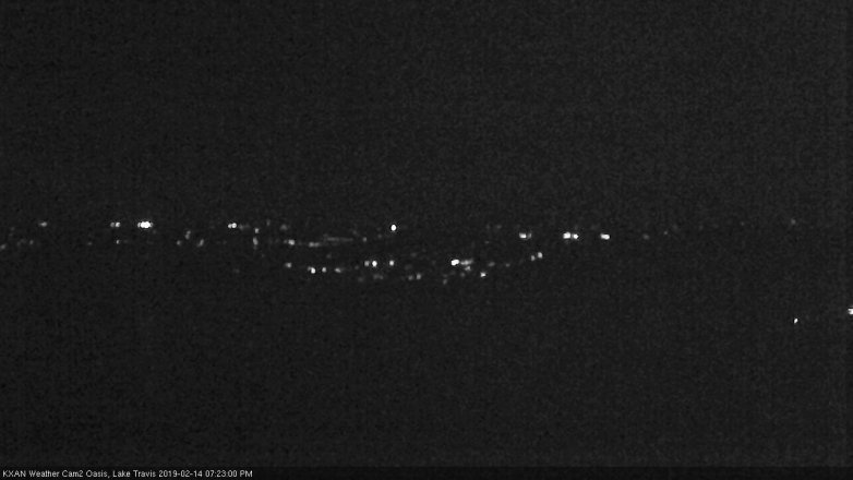 Lake Travis webcam, February 14, 2019 6:25 PM CT