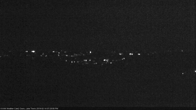 Lake Travis webcam, February 14, 2019 6:30 PM CT