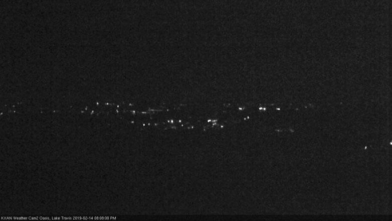 Lake Travis webcam, February 14, 2019 7:10 PM CT