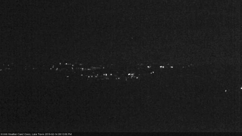 Lake Travis webcam, February 14, 2019 7:15 PM CT