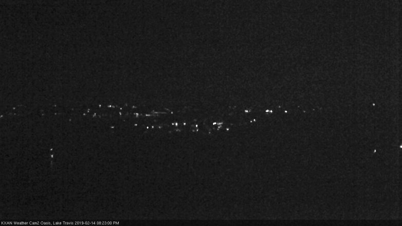 Lake Travis webcam, February 14, 2019 7:25 PM CT