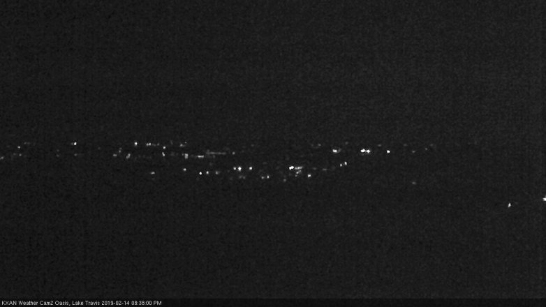 Lake Travis webcam, February 14, 2019 7:40 PM CT