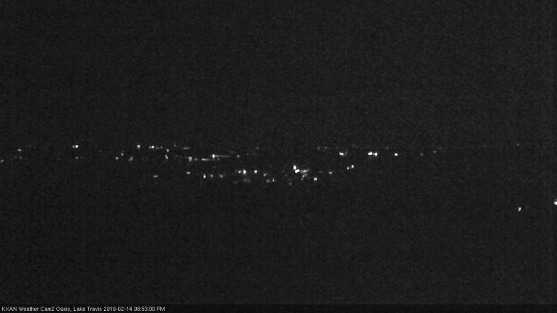 Lake Travis webcam, February 14, 2019 7:55 PM CT