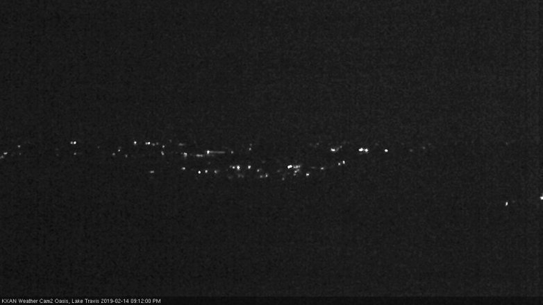 Lake Travis webcam, February 14, 2019 8:15 PM CT