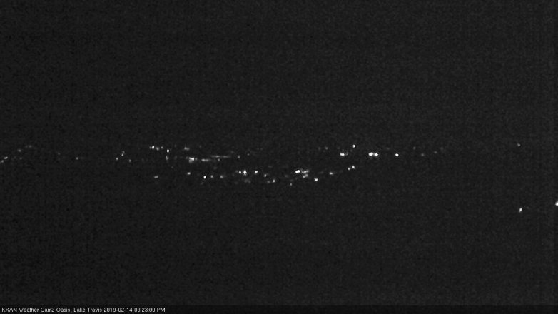 Lake Travis webcam, February 14, 2019 8:25 PM CT