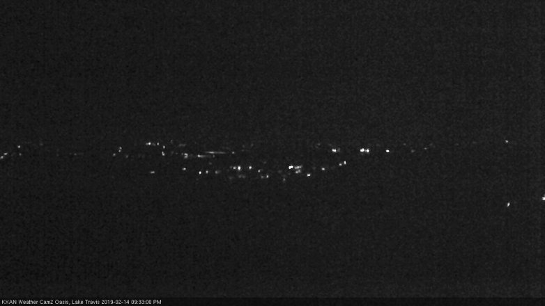 Lake Travis webcam, February 14, 2019 8:35 PM CT