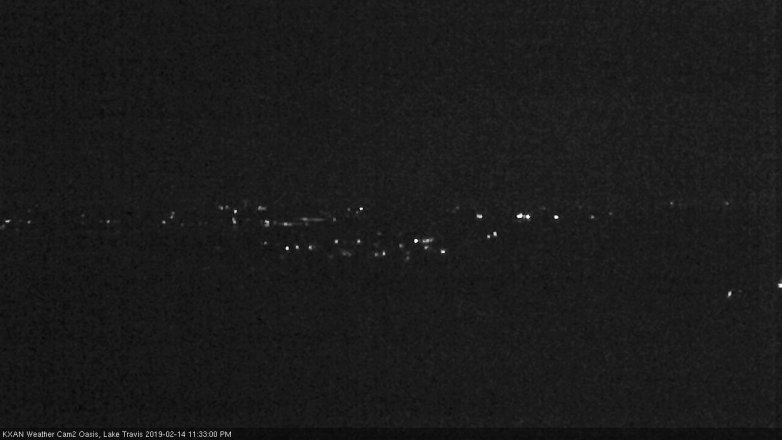 Lake Travis webcam, February 14, 2019 10:35 PM CT