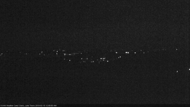 Lake Travis webcam, February 14, 2019 11:10 PM CT
