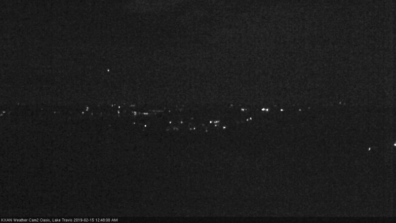 Lake Travis webcam, February 14, 2019 11:50 PM CT