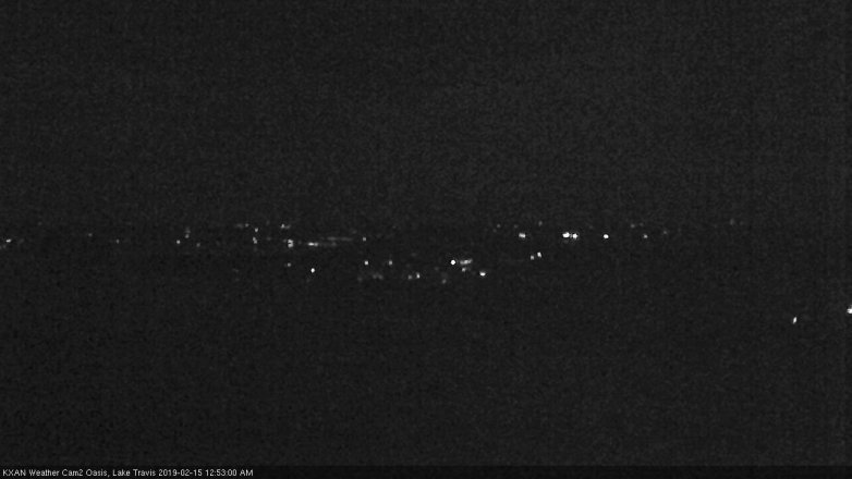 Lake Travis webcam, February 14, 2019 11:55 PM CT