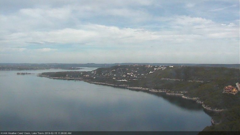 Lake Travis webcam, February 15, 2019 10:10 AM CT