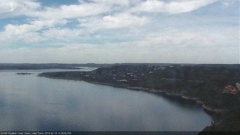 Lake Travis webcam, February 15, 2019 11:40 AM CT