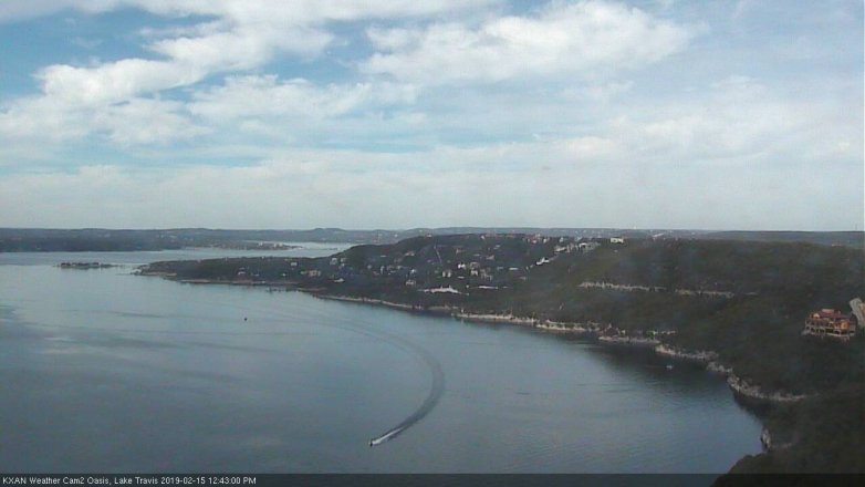Lake Travis webcam, February 15, 2019 11:45 AM CT