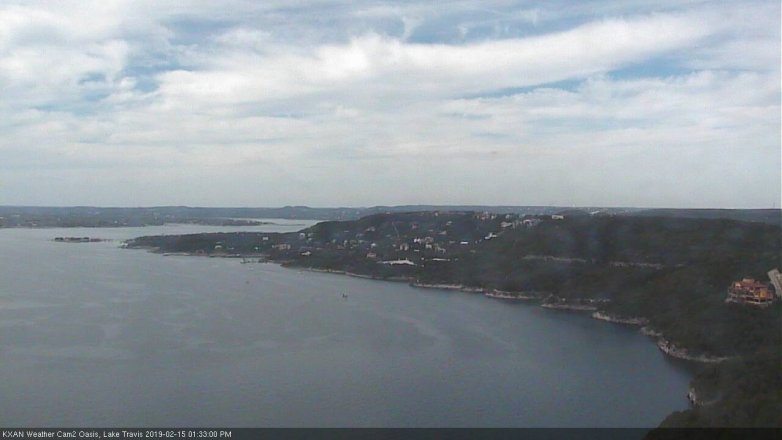 Lake Travis webcam, February 15, 2019 12:35 PM CT