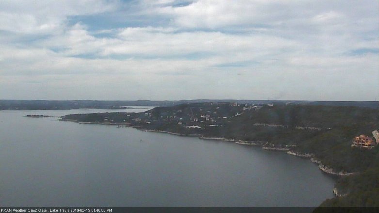 Lake Travis webcam, February 15, 2019 12:50 PM CT