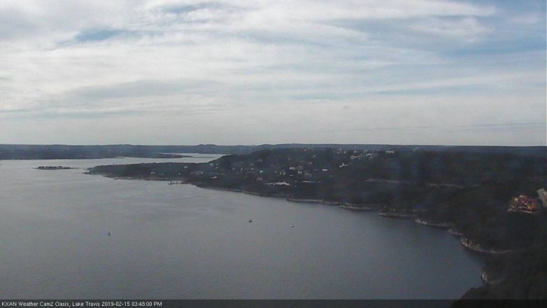 Lake Travis webcam, February 15, 2019 2:50 PM CT