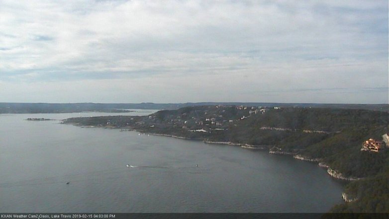 Lake Travis webcam, February 15, 2019 3:05 PM CT