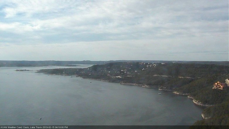 Lake Travis webcam, February 15, 2019 3:20 PM CT