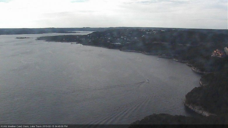Lake Travis webcam, February 15, 2019 3:50 PM CT
