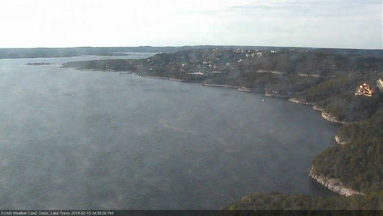 Lake Travis webcam, February 15, 2019 4:00 PM CT
