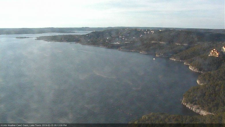 Lake Travis webcam, February 15, 2019 4:15 PM CT