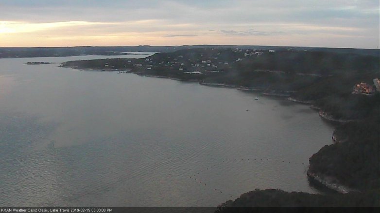 Lake Travis webcam, February 15, 2019 5:10 PM CT