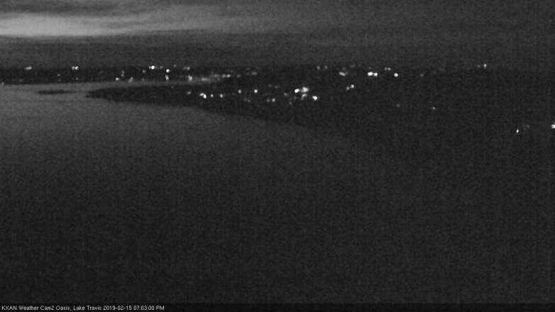 Lake Travis webcam, February 15, 2019 6:05 PM CT