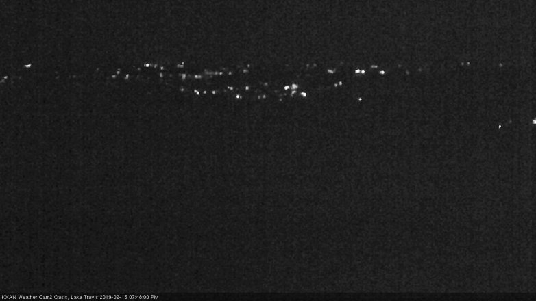 Lake Travis webcam, February 15, 2019 6:50 PM CT