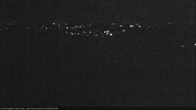 Lake Travis webcam, February 15, 2019 7:05 PM CT