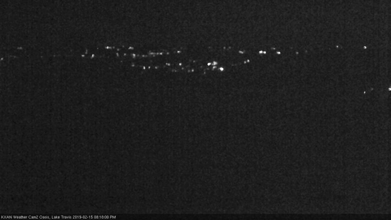 Lake Travis webcam, February 15, 2019 7:20 PM CT
