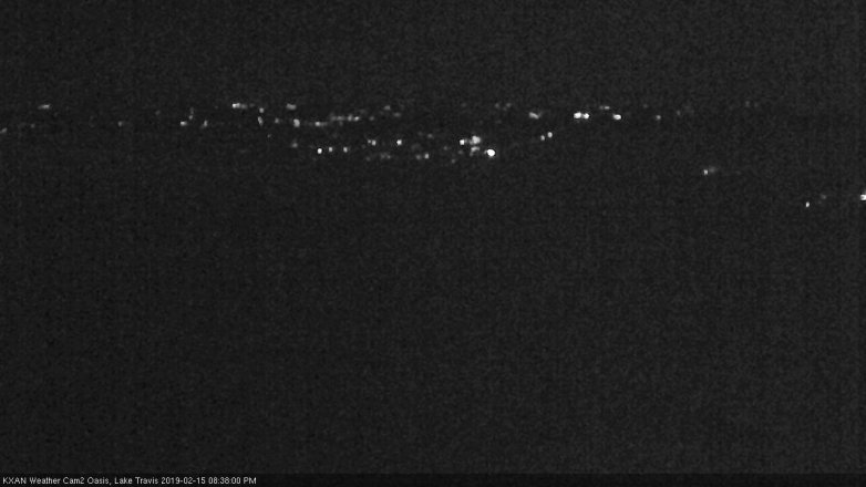 Lake Travis webcam, February 15, 2019 7:40 PM CT